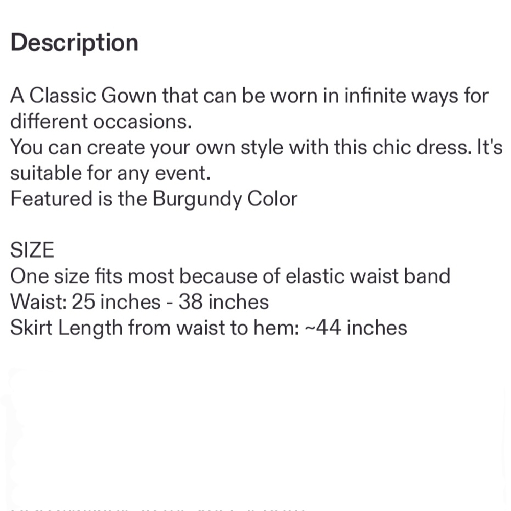 Burgundy Infinity Maxi Dress - Picture 4 of 4